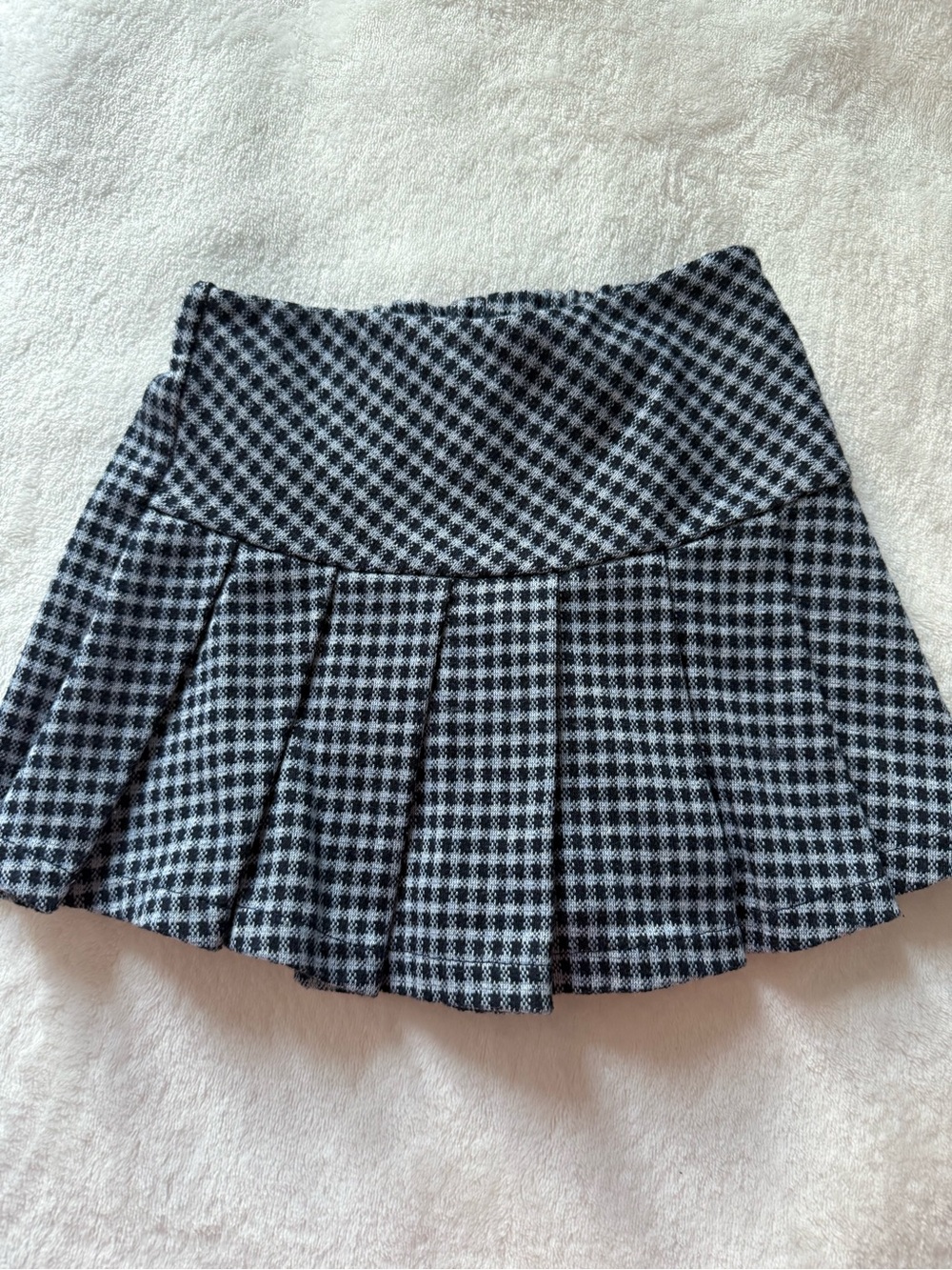 Zara girl Plaid Pleated Mini Skort 5T